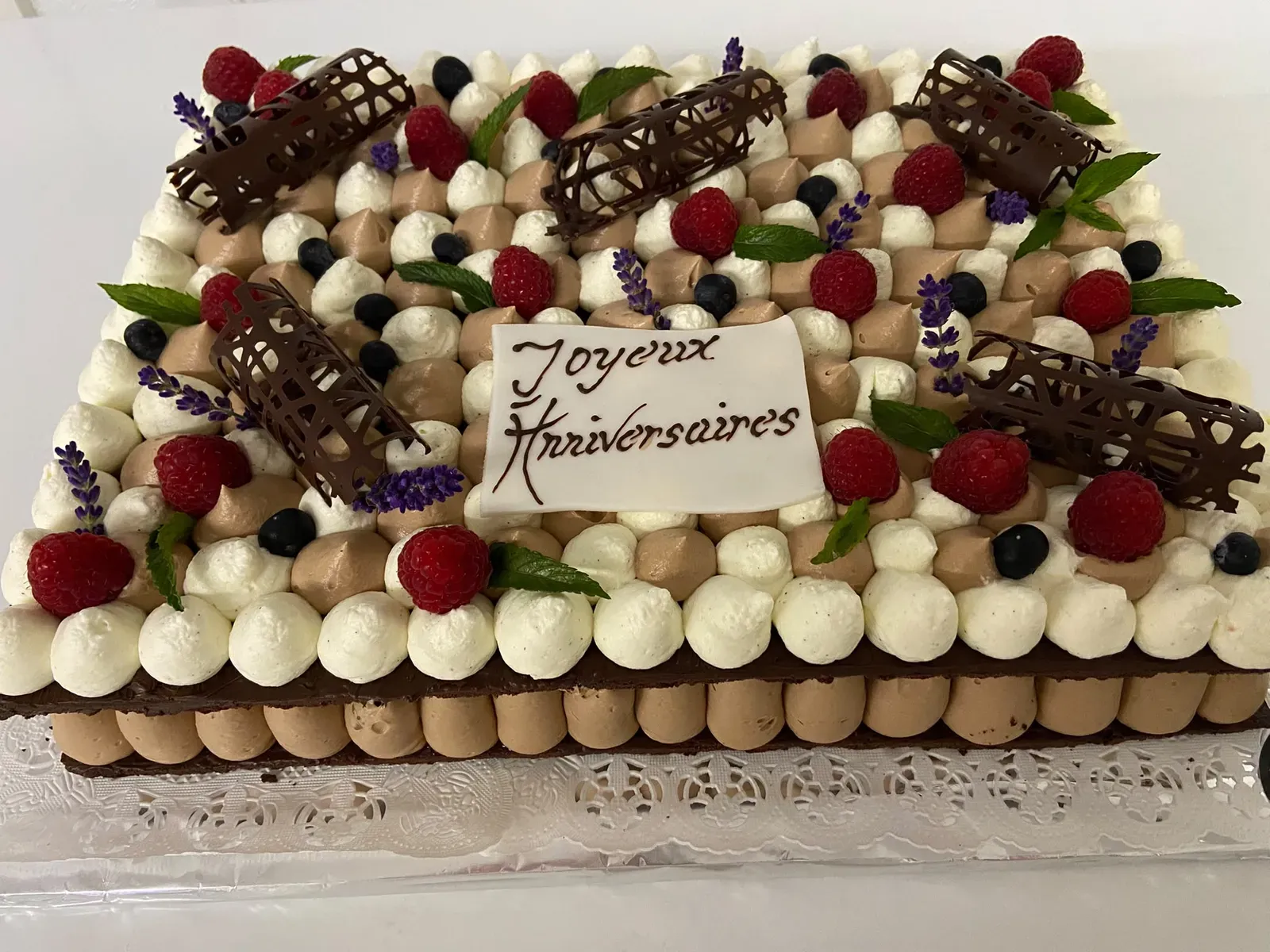 Gâteau d’anniversaire aux petits fruits